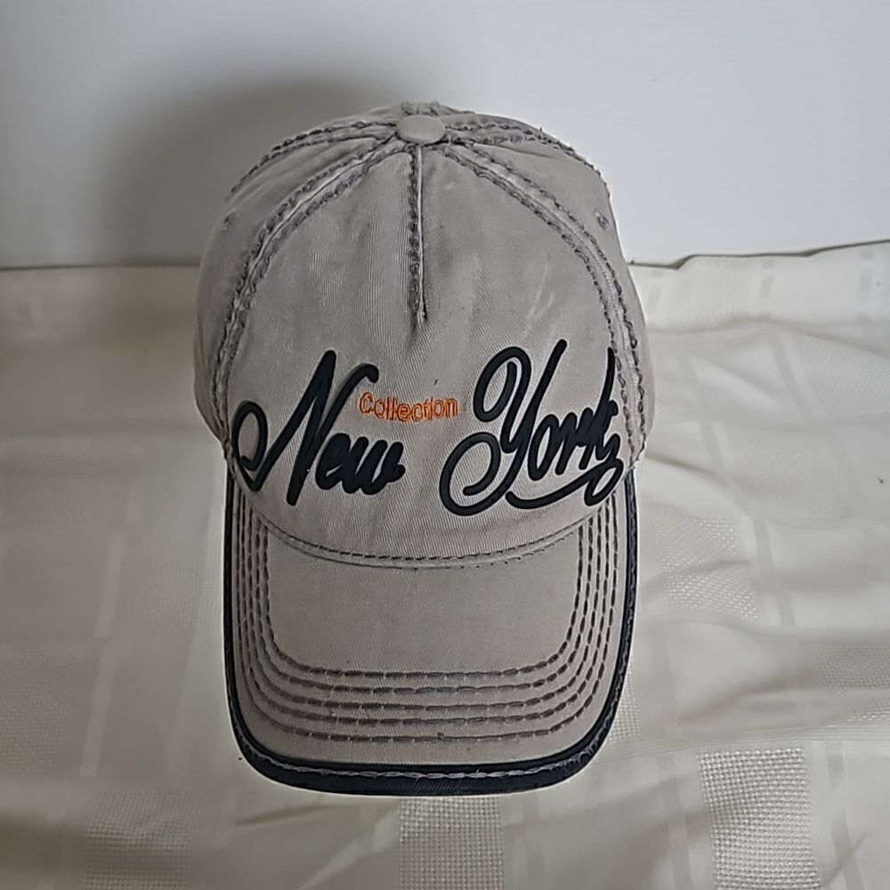 Robin Ruth Men's Logo New York Baseball Cap One Size Gray/ Blue